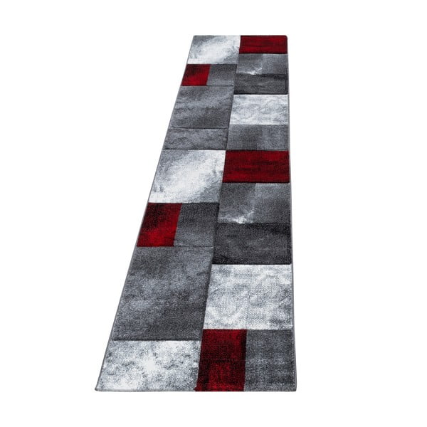 Vínovo-sivý behúň 80x300 cm Hawaii – Ayyildiz Carpets