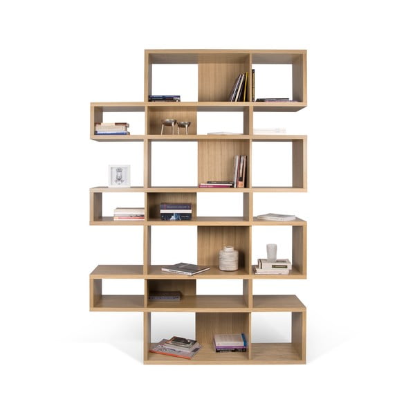 Hnedá knižnica TemaHome London, 220 × 34 cm-image-4