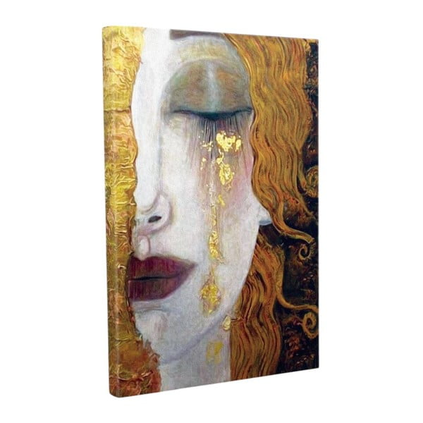 Nástenná reprodukcia na plátne Gustav Klimt Golden Tears, 30 × 40 cm