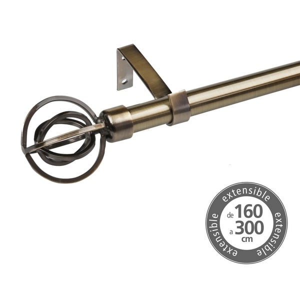 Kovová roztiahnuteľná garniža 160 - 300 cm – Casa Selección-image-1