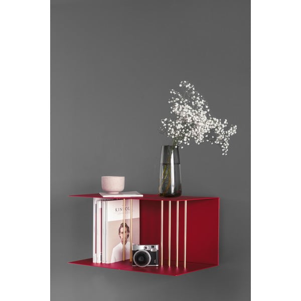 Červená kovová polica Teaser – UMAGE-image-1