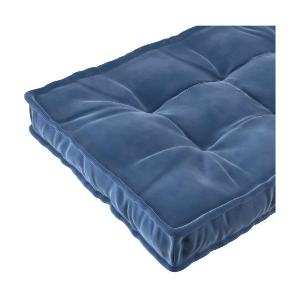 Modrý detský matrac 60x120 cm Posh Velvet - Yellow Tipi-image-1