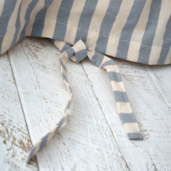 Modré obliečky na dvojlôžko 200x200 cm Zanzibar Stripe – Pineapple Elephant-image-3