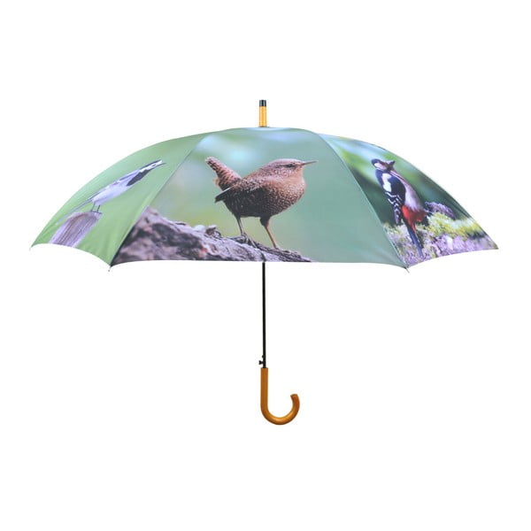 Dáždnik s motívom vtáčikov Esschert Design, ø 120 cm