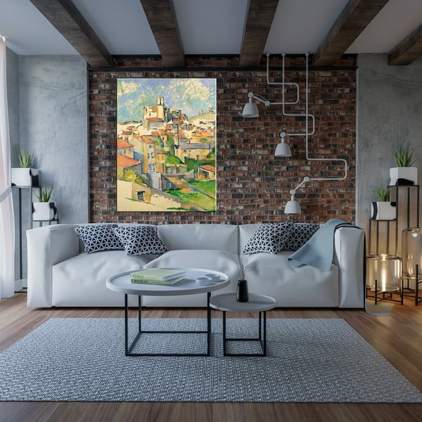 Obraz - 50x70 cm reprodukcia Gardanne, Paul Cézanne – Fedkolor-image-1
