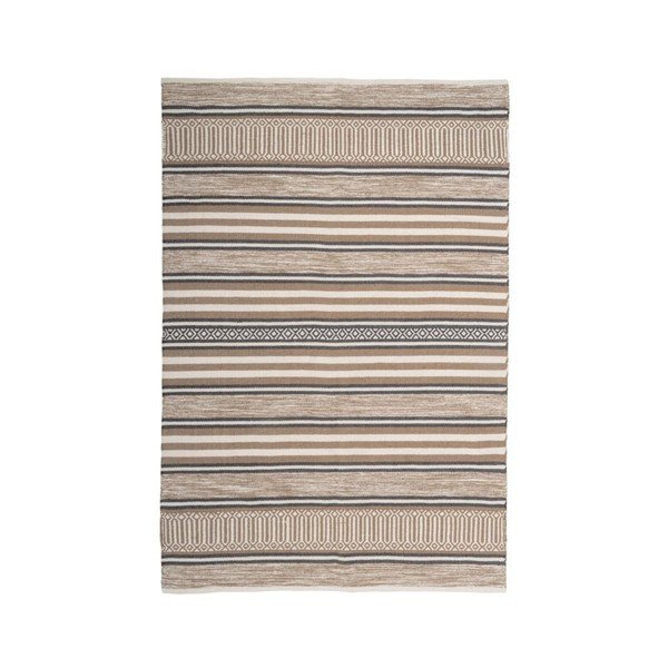 Béžový prateľný bavlnený koberec 140x200 cm – Casa Selección