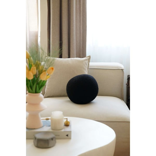 Dekoračný vankúš z materiálu buklé ø 25 cm Top – Mioli Decor-image-2