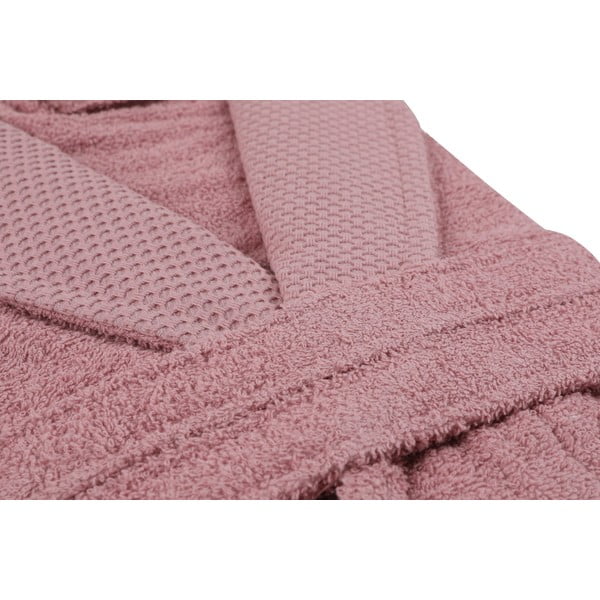 Ružový bavlnený župan veľkosť L Cappa – Foutastic-image-1