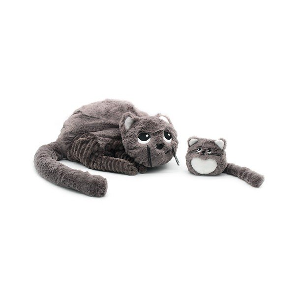 Plyšové hračky v súprave 2 ks Ptipotos Miaou – Les Deglingos