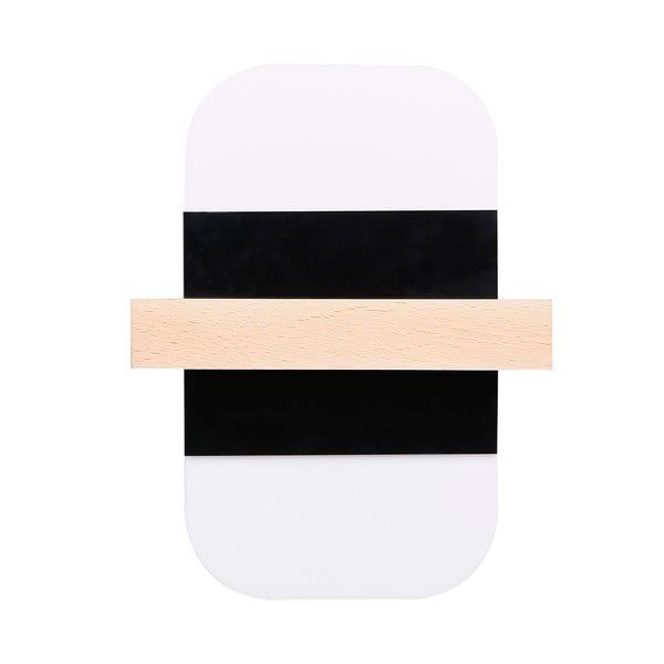 Čiernobiele LED nástenné svietidlo April - Candellux Lighting