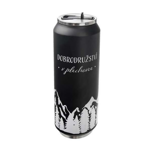 Čierna termoska 700 ml – Orion-image-1