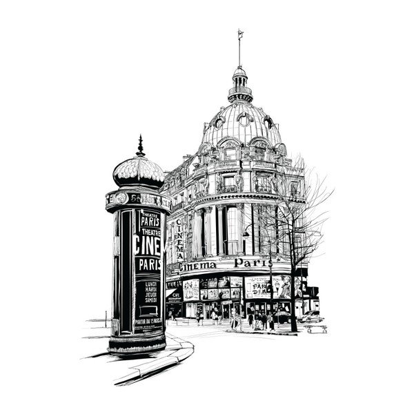 Nástenná samolepka Ambiance Wall Decal Paris the Racecourse, 85 × 60 cm-image-2