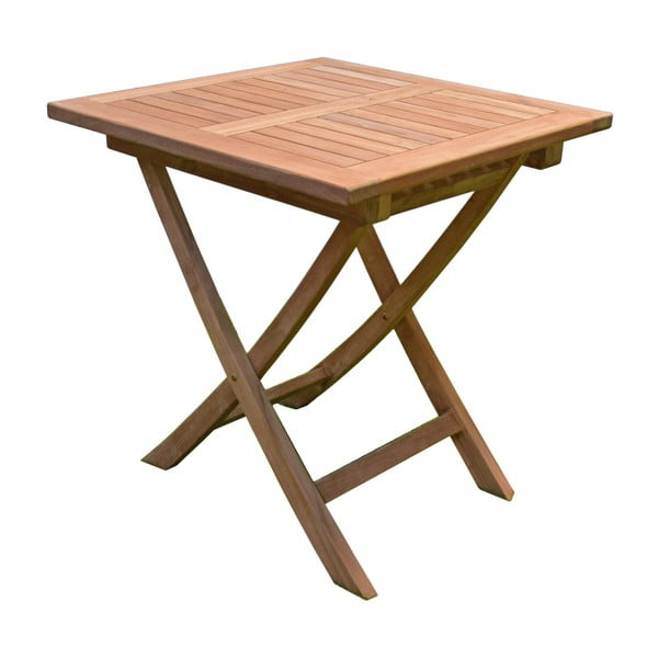 Záhradný skladací stôl z teakového dreva ADDU Solo, dĺžka 75 cm