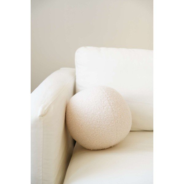 Dekoračný vankúš z materiálu buklé ø 20 cm Top – Mioli Decor-image-1