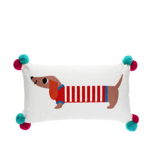 Detský vankúšik s prímesou bavlny 50x33 cm Sausage Dog – Rex London