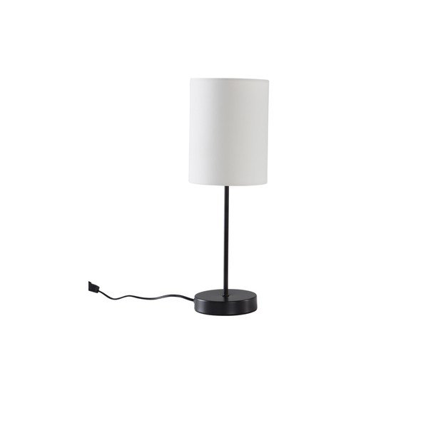 Biela/čierna látková stolová lampa (výška  45 cm) Seth – Jotex-image-3