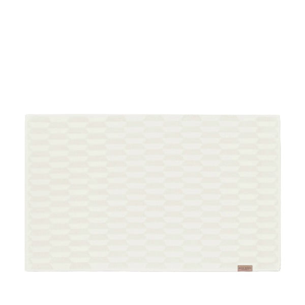 Krémovobiela kúpeľňová predložka 50x80 cm Geo - Mette Ditmer Denmark