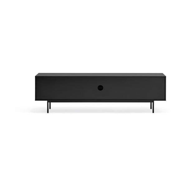 Čierny TV stolík 180x52 cm Sierra – Teulat-image-4