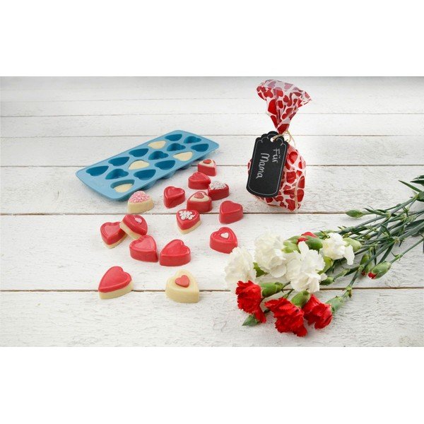 Modrá silikónová forma na čokoládu Fackelmann Sweet Sensation-image-1