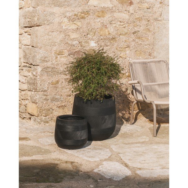 Betónové obaly na kvetináče v súprave 2 ks ø 50 cm Tival – Kave Home-image-2