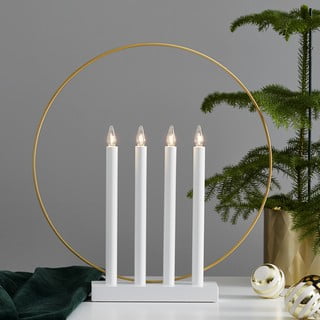 Biela vianočná svetelná dekorácia Glory - Star Trading