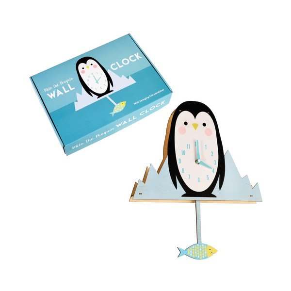Drevené hodiny Rex London Milo The Penguin-image-2