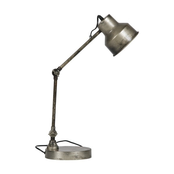 Stojacia lampa v striebornej farbe WOOOD Hector, výška 66 cm