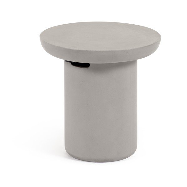 Betónový okrúhly záhradný stolík ø 50 cm Taimi – Kave Home