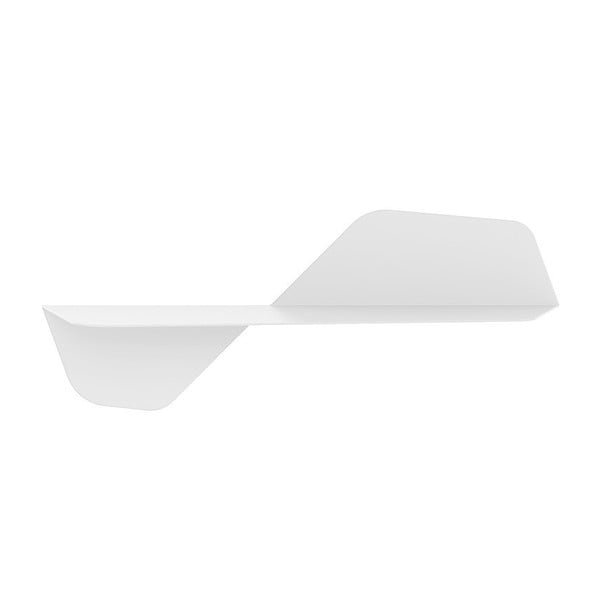 Biela nástenná polica MEME Design Flap, dĺžka 80 cm