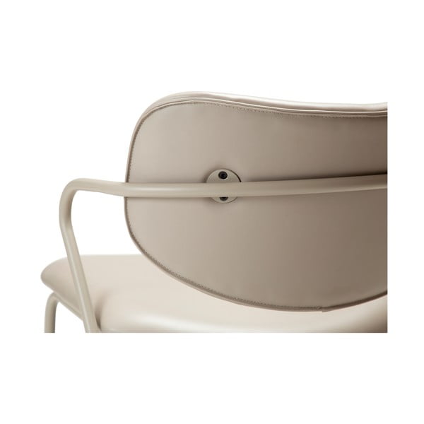 Béžové kreslo z imitácie kože Zed – DAN-FORM Denmark-image-1