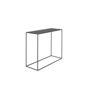 Čierny konzolový kovový stôl CustomForm Tensio, 100 x 35 cm