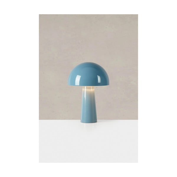 Modrá stolová lampa s kovovým tienidlom (výška 36 cm) Mantar – Markslöjd-image-3