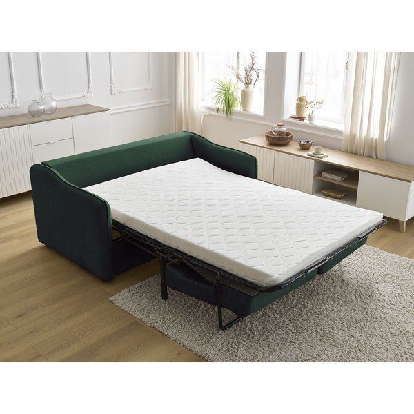 Zelená pohovka na každodenné spanie/rozkladacia 178 cm Lenny – Bobochic Paris-image-1