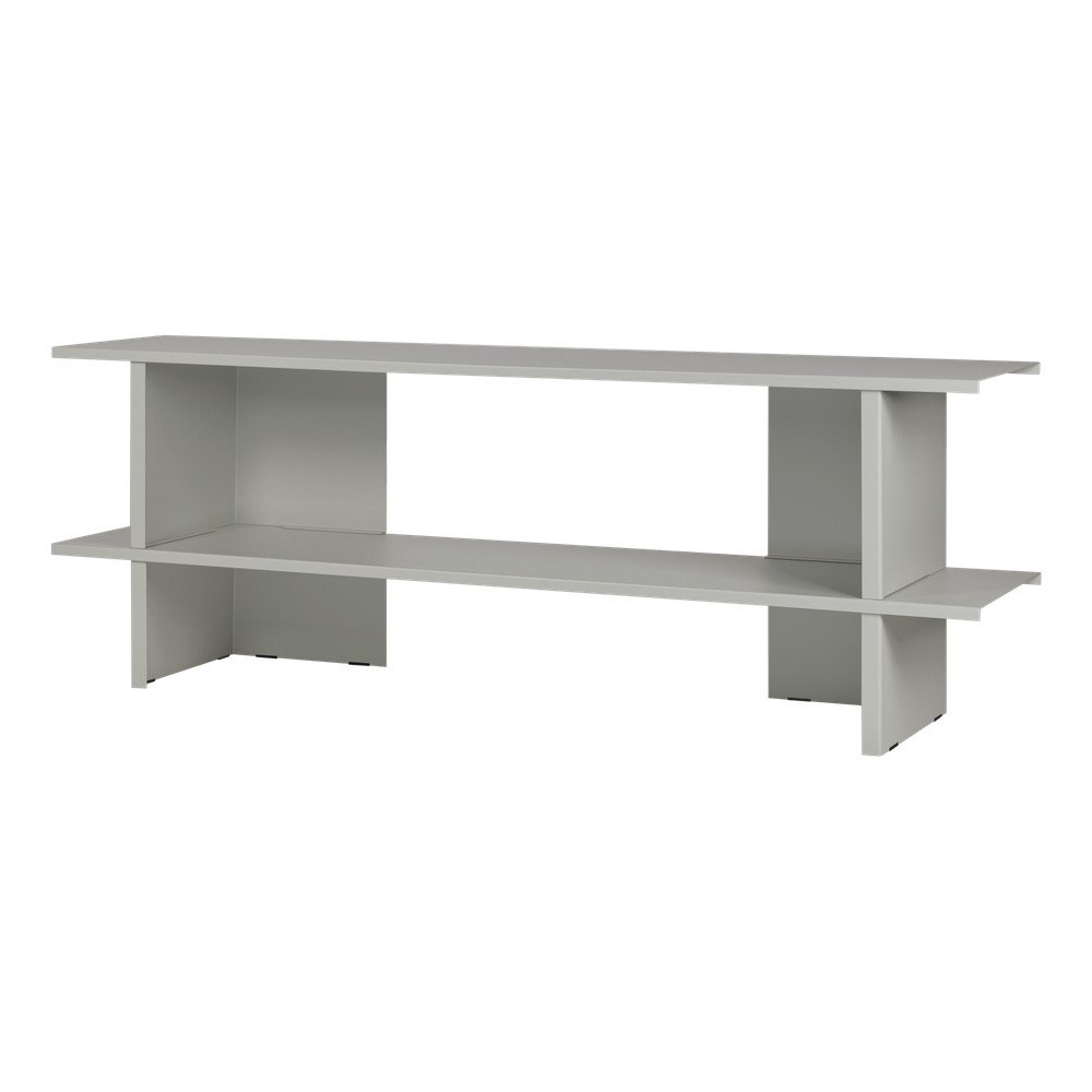 E-shop Svetlosivý kovový regál 160x57x37 cm Hes – noo.ma