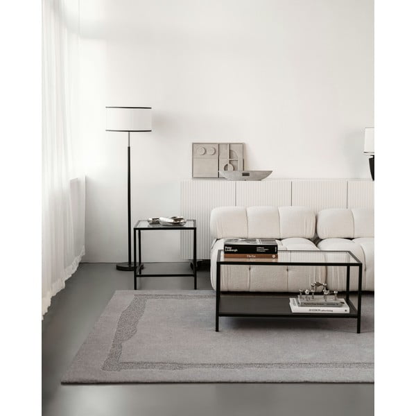 Sivý vlnený koberec 200x300 cm Morphic Rocca – Agnella-image-1