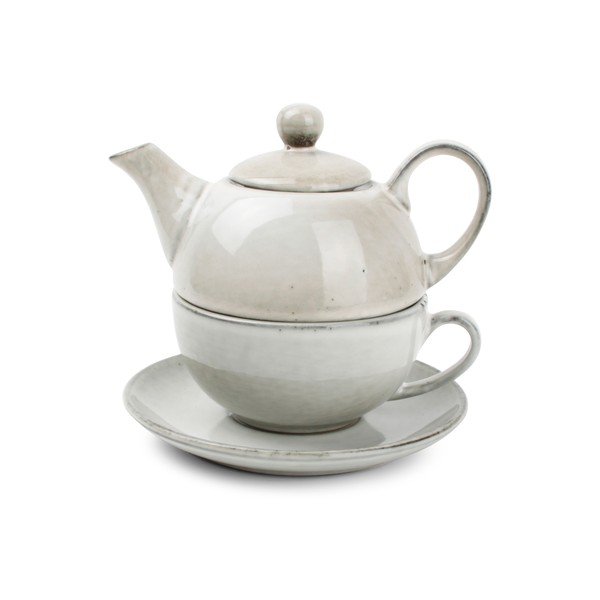 Zelená kameninová kanvica na čaj 400 ml Artisan – Salt&Pepper