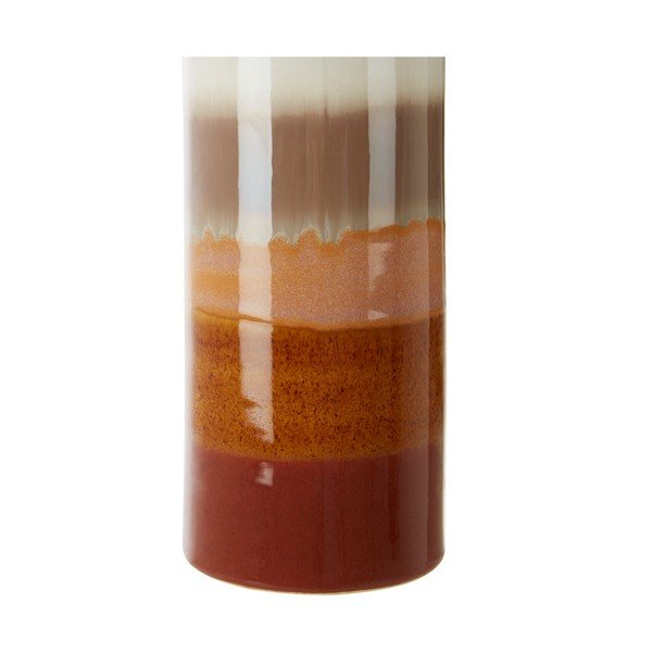 Béžovo-hnedá váza z kameniny Premier Housewares Sorrell, výška 30 cm-image-3