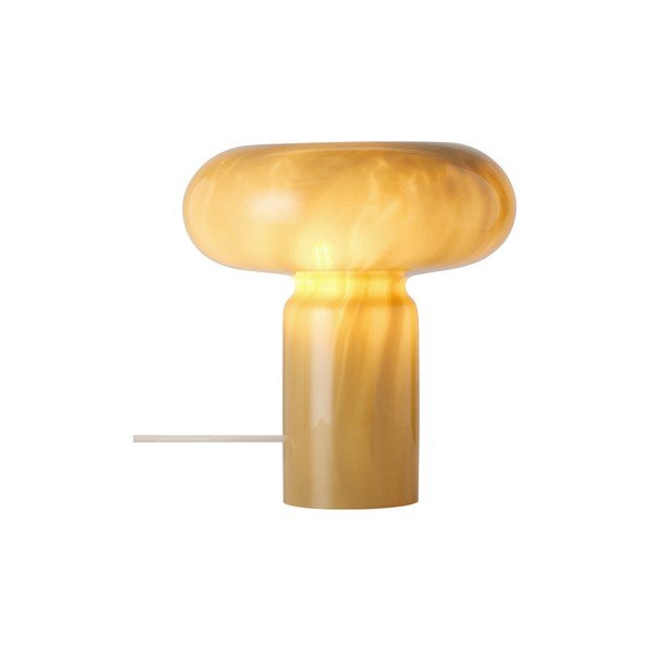 Khaki sklenená stolová lampa (výška  28 cm) Aurora – Ellos Home-image-4