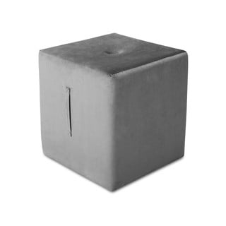 Svetlosivý puf Mazzini Sofas Margaret, 40 × 45 cm