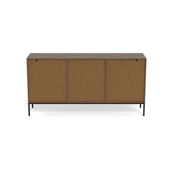 Komoda v dekore duba v tmavo prírodnej farbe 158x80x40 cm Palmdale – Actona-image-3