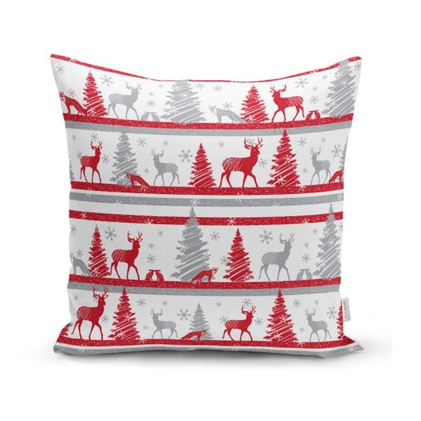 Obliečky na vankúše v súprave 4 ks s vianočným motívom 43x43 cm Snowflakes – Mila Home-image-4