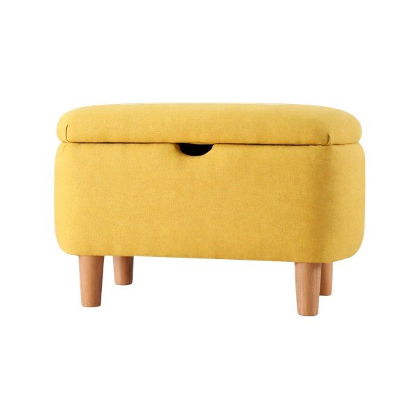 Žltá detská lavica Moouv – Hanah Home