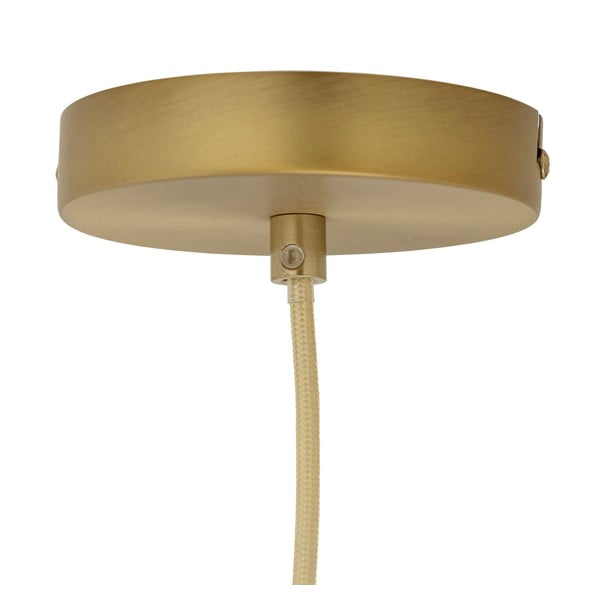 Hnedé závesné svietidlo so skleneným tienidlom ø 30 cm Azizi – Bloomingville-image-2