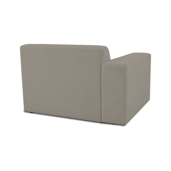 Svetlohnedý modul pohovky z textílie buklé (ľavý roh) Roxy – Scandic-image-2