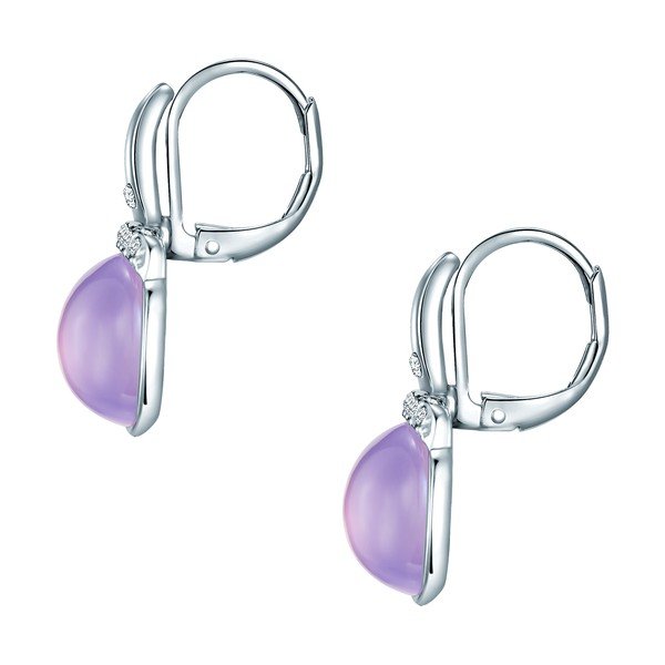 Náušnice s krištáľmi Swarovski Pure Pink-image-1