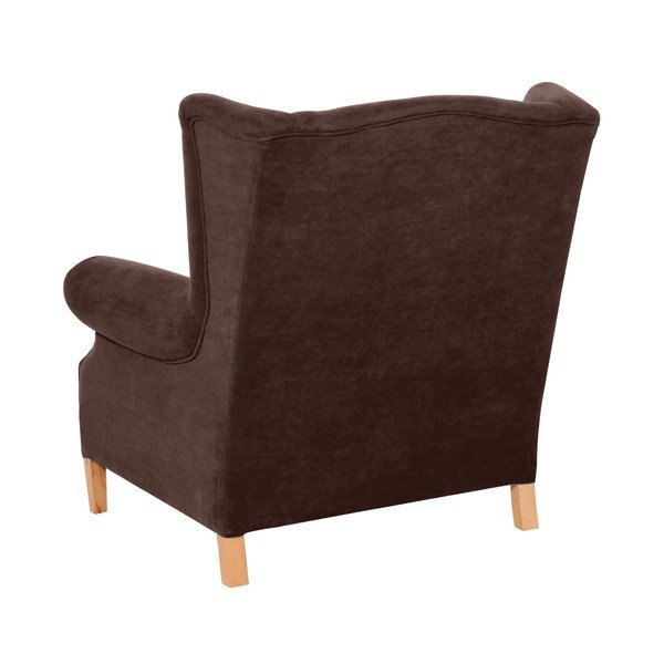 Hnedé kreslo Max Winzer Harvey Velor-image-1