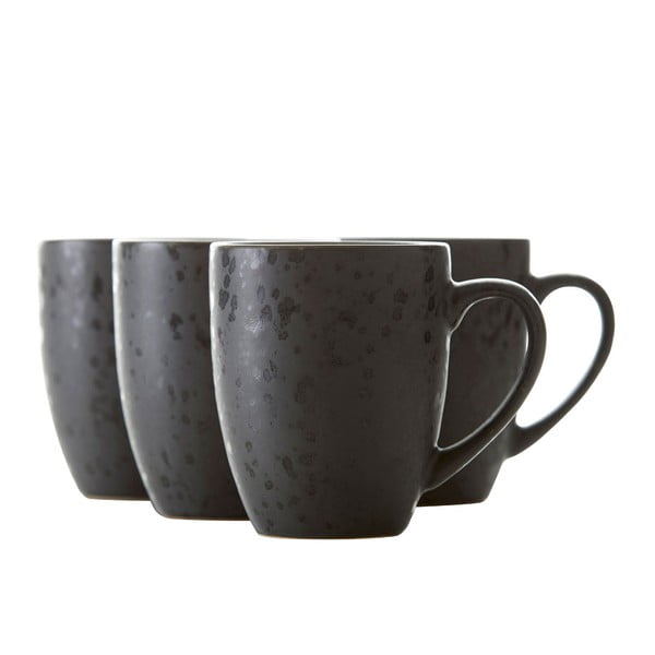 Čierne/tmavomodré keramické hrnčeky v súprave 4 ks 300 ml Gastro Black/Mix – Bitz-image-2