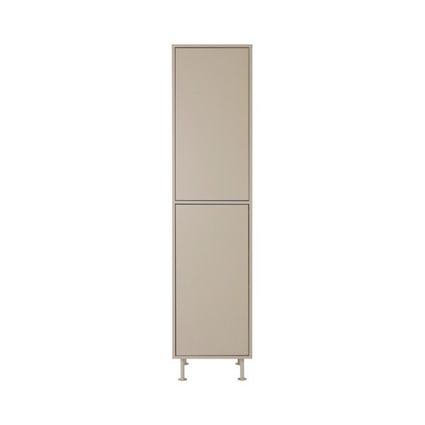 Béžová šatníková skriňa z MDF 50x210x55 cm Kipp – Jotex-image-3