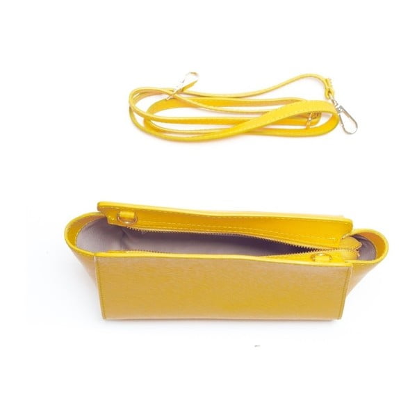 Kožená kabelka Mangotti 446 Giallo-image-2