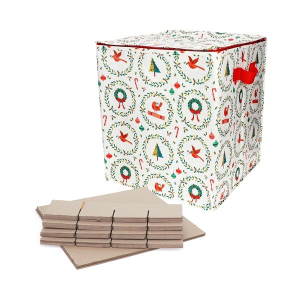 Úložný box na oblečenie z recyklovaného plastu 32x32x35 cm Classic Christmas – Rex London